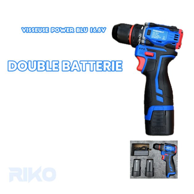VISSEUSE POWER BLU 16.8V DOUBLE BATTERIE