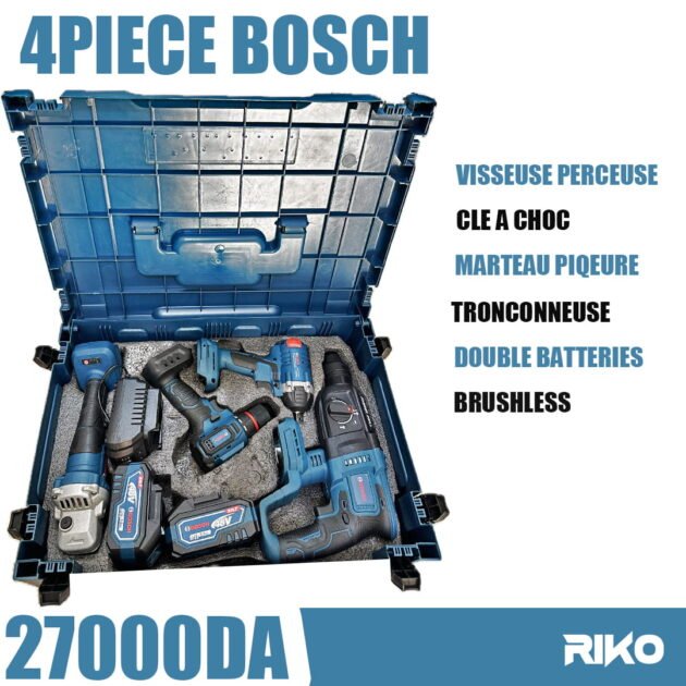 PACK BOSCH 4 PIECE DOUBLE BATTERIE
