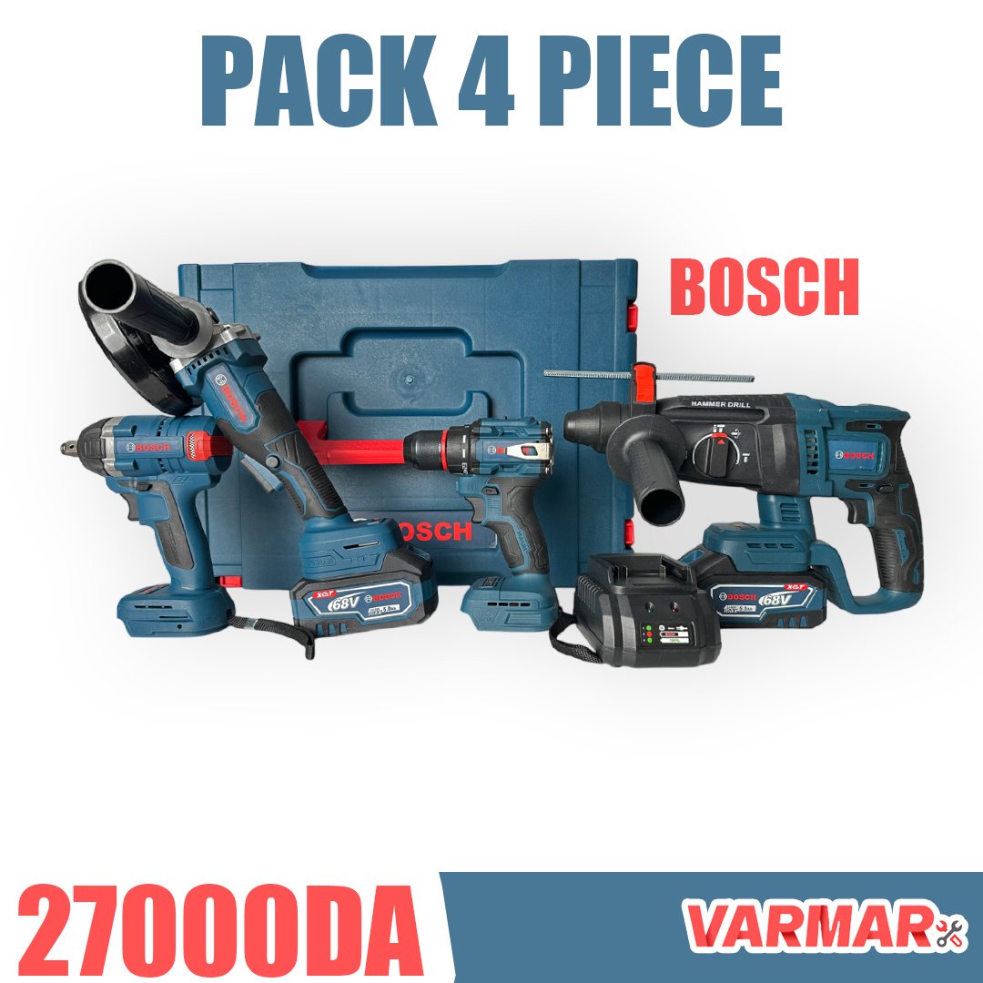 PACK BOSCH 4 PIECE DOUBLE BATTERIE