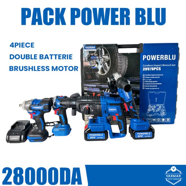 PACK 4 PIECE POWER BLU