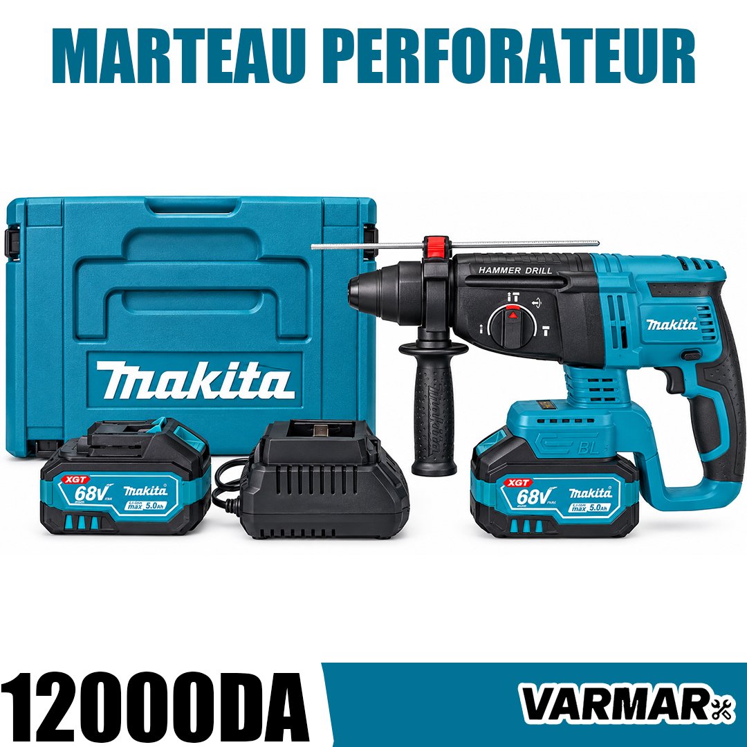 MARTEAU PERFORATEUR MAKITA 2 BATTERIE